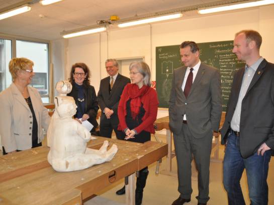 Besuch der FDP-Landtagsfraktion mit Dr. Hans-Ulrich Rülke und Dr. Tim Kern
